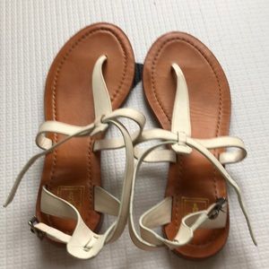 Frye T Strap Sandals